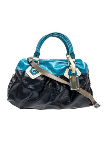 Patent Leather Top Handle Bag