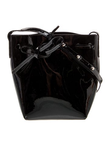 Patent Leather Bucket Bag