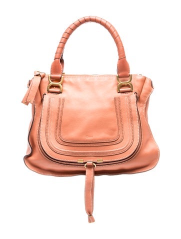 Leather Top Handle Bag Medium