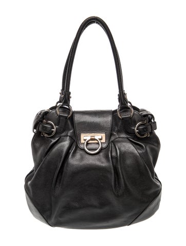 Leather Top Handle Bag Vintage