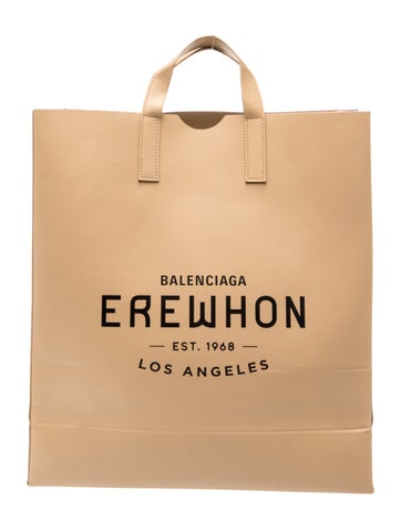 Leather Shopper Tote