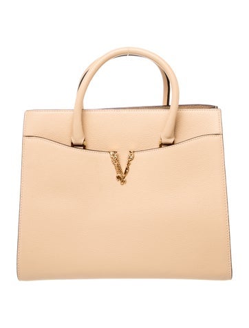 Leather Top Handle Bag