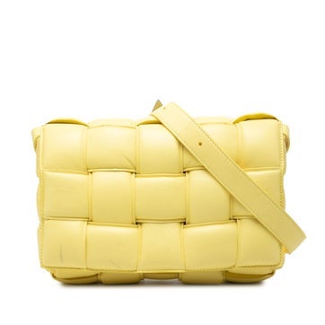 Leather Nappa Intrecciato Padded Cassette Crossbody