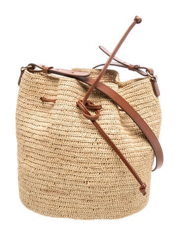 Straw Bucket Bag