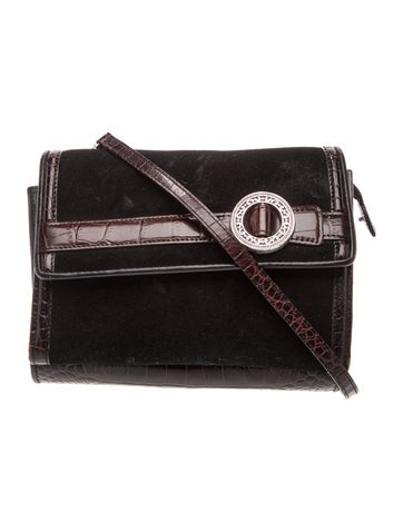Suede Crossbody Bag