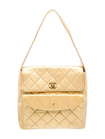 Metallic CC Flap Shoulder Bag