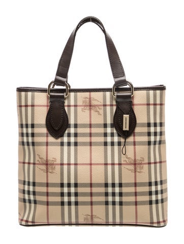 Haymarket Check Top Handle Bag