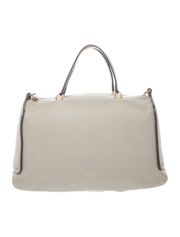 Leather Top Handle Bag