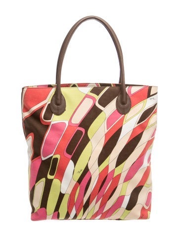 Emilio Pucci Canvas Tote