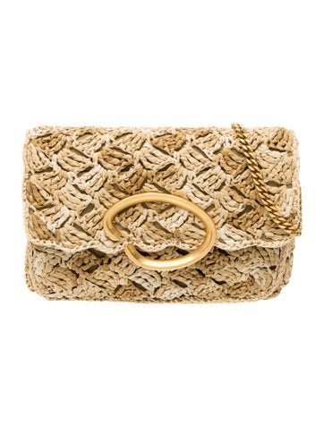 Raffia Clutch