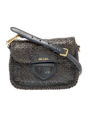 Madras Leather Crossbody Bag