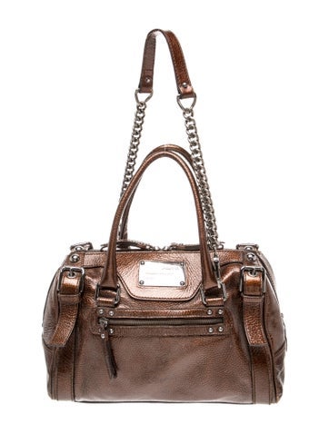 Leather Top Handle Bag