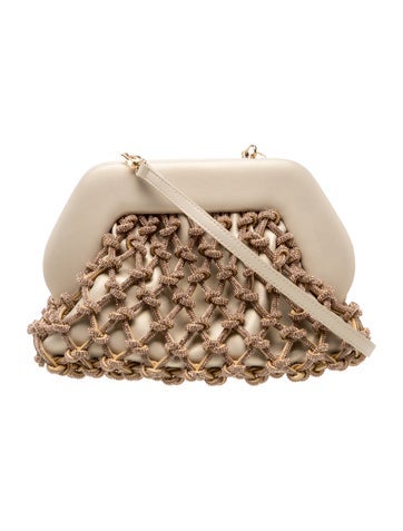 Leather KNOTS STRASS Bag