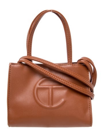 Telfar Vegetarian Leather Shopping Bag Small