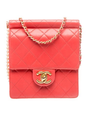 CC Pearl Quilted Flap Bag