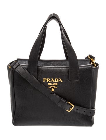 Vitello Leather Top Handle Bag