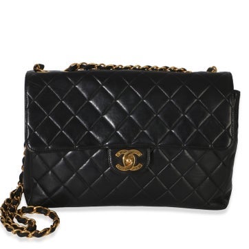 Leather Flap Bag Jumbo