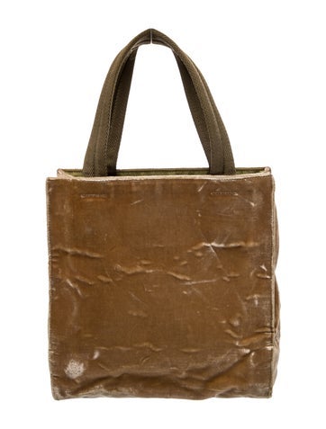 Enameled Metal Triangle Backpack