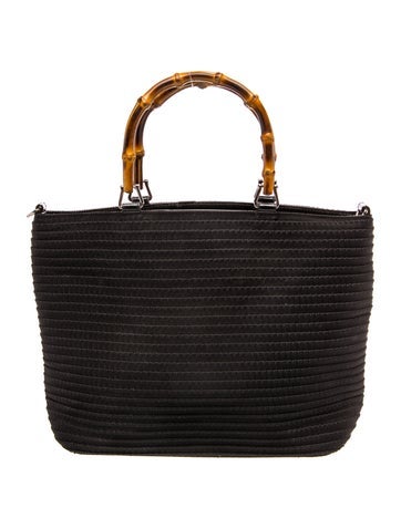 Bamboo Top Handle Bag