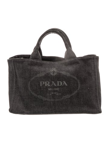 Enameled Metal Triangle Logo Tote