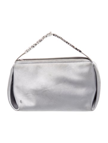 Satin Top Handle Bag