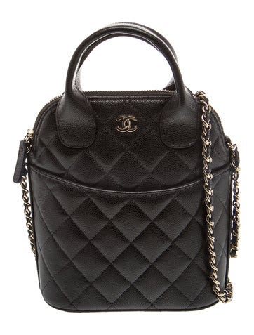 2025 Quilted Top Handle Clutch w/ Chain