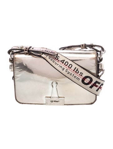 Patent Leather Binder Clip Bag
