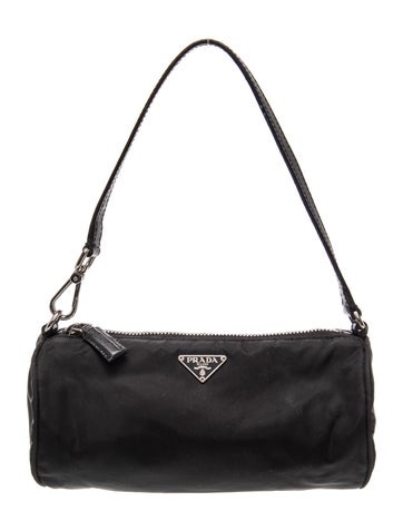 Tessuto Nylon Top Handle Bag