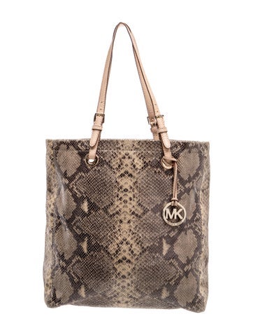 Embossed Leather Top Handle Bag