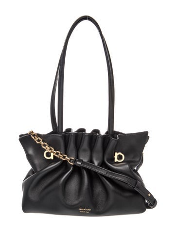 Leather Top Handle Bag