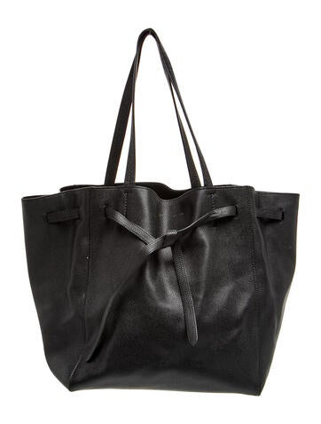 Leather Cabas Phantom Medium