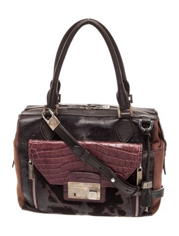 Leather Top Handle Bag