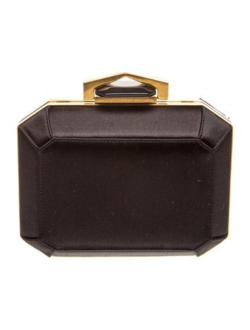 Alexander McQueen Satin 'Diamond Bridge' Clutch