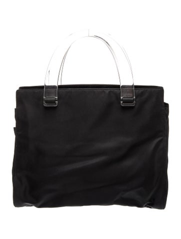 Tessuto Nylon Top Handle Bag Small Vintage