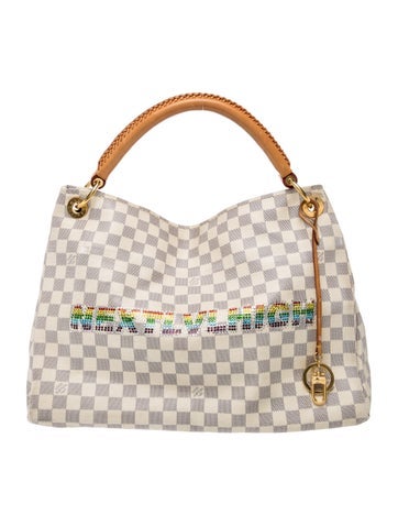 Damier Azur Artsy MM