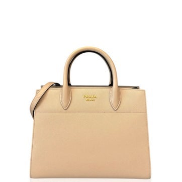 Calfskin Saffiano Leather Bibliothèque Tote