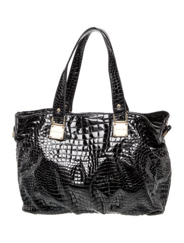 Embossed Leather Tote