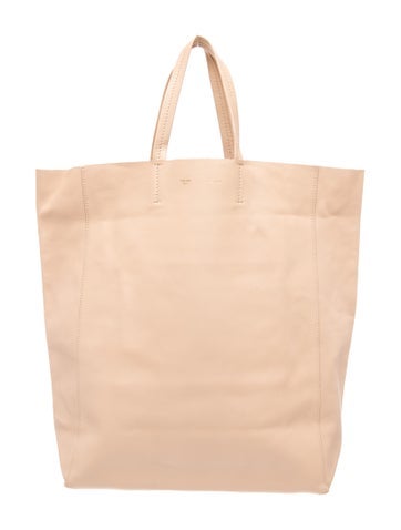 Leather Vertical Cabas