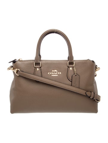 Leather Top Handle Bag