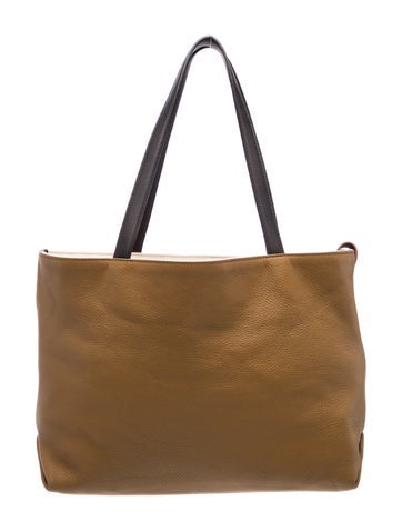 Leather Reversible Tote