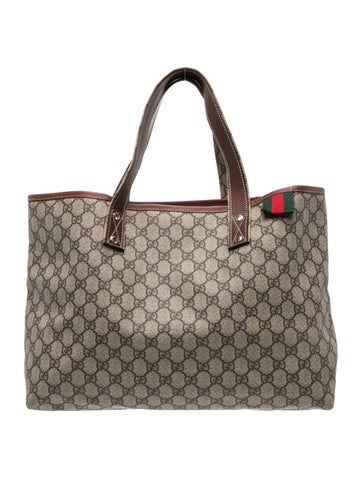 GG Supreme GG Canvas Tote Bag