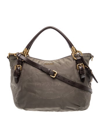 Tessuto Nylon Top Handle Bag