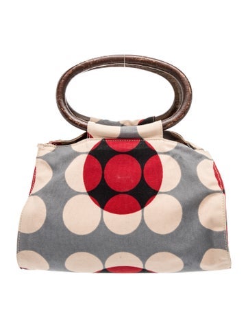 Marni Canvas Top Handle Bag