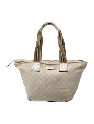 GG Canvas Top Handle Bag