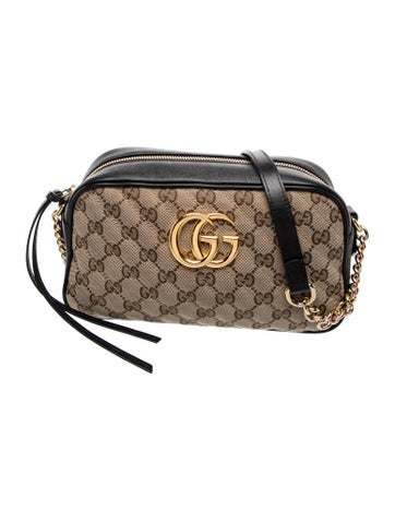 GG Canvas Marmont Small
