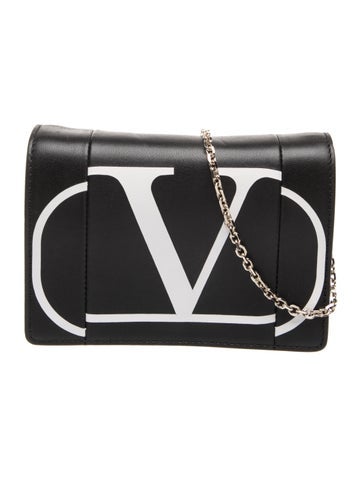Leather Escape Wallet on Chain Mini