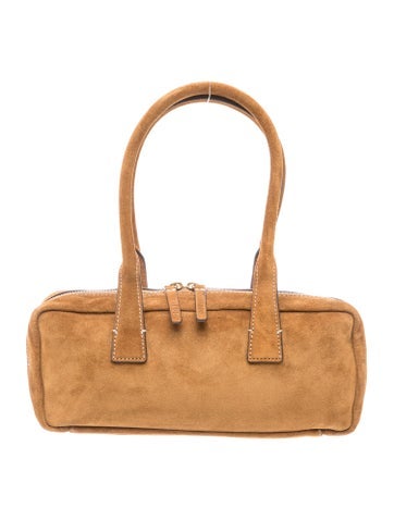 Suede Top Handle Bag