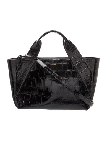 Anine Bing Leather Top Handle Bag