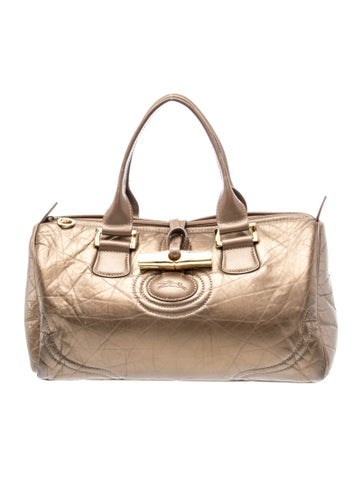 Leather Top Handle Bag