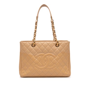 Calf Leather Caviar Grand Shopping Tote